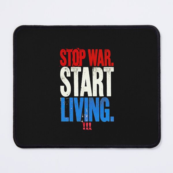Item preview, Stop War Start Living Typography Design designed and sold by plastic2021.