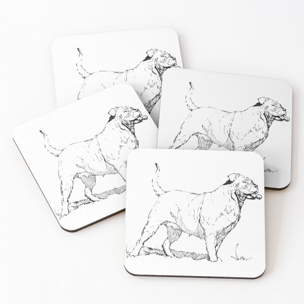 Item preview, French Mastiff Dog Drawing | Dogue de Bordeaux Dog Lover Gift | Strong Dog Line Art Print designed and sold by ArtofDogsbySeb.