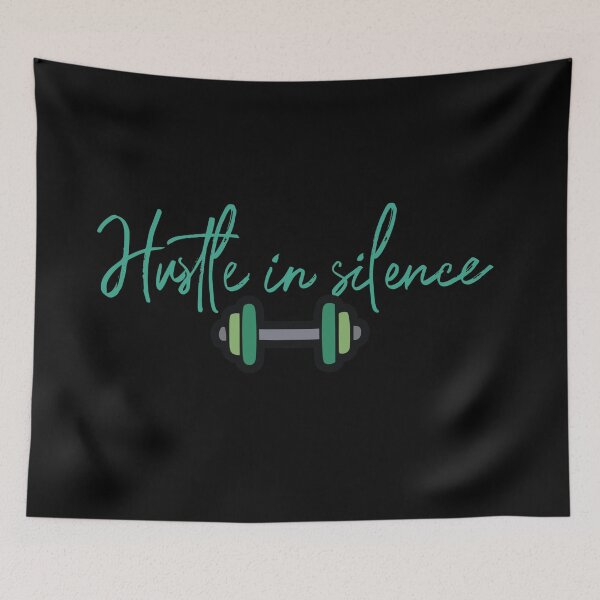 Item preview, Hustle in silence designed and sold by DoneAndDusted.