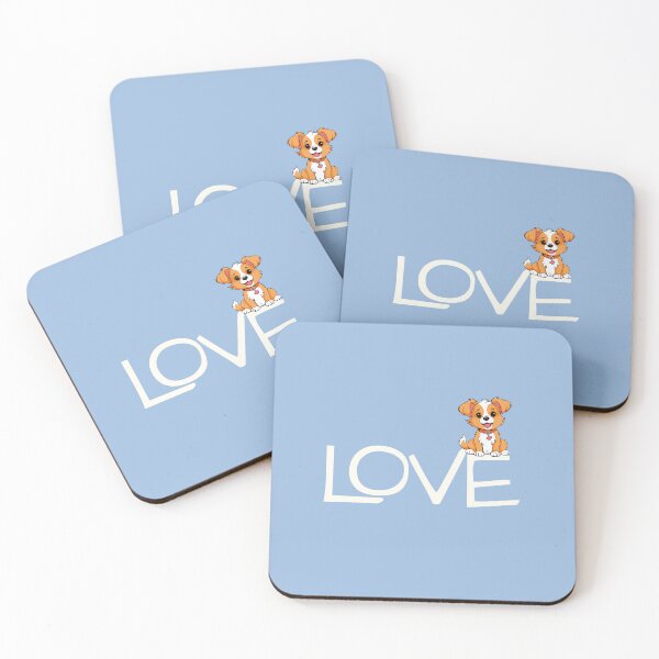 Item preview, Simply Love - Puppy Cute Dog Typography Design designed and sold by Teacuppupdesign.