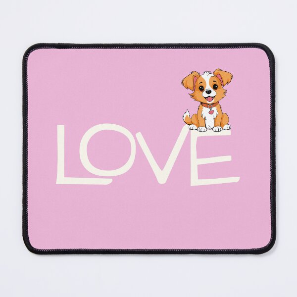 Item preview, Simply Love - Puppy Cute Dog Typography Design designed and sold by Teacuppupdesign.