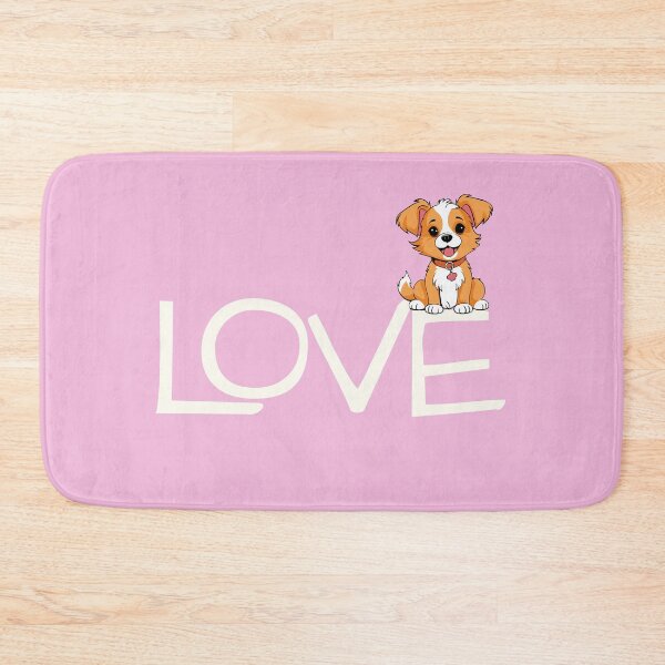 Item preview, Simply Love - Puppy Cute Dog Typography Design designed and sold by Teacuppupdesign.