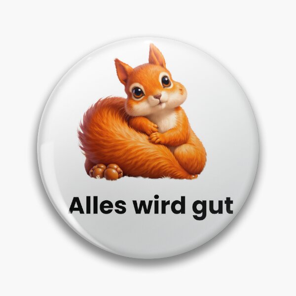 Item preview, Everything will be alright – Fips the squirrel designed and sold by AlpineInkStudio.