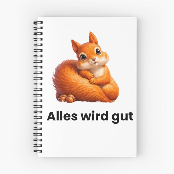 Item preview, Everything will be alright – Fips the squirrel designed and sold by AlpineInkStudio.