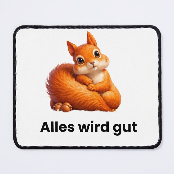 Item preview, Everything will be alright – Fips the squirrel designed and sold by AlpineInkStudio.