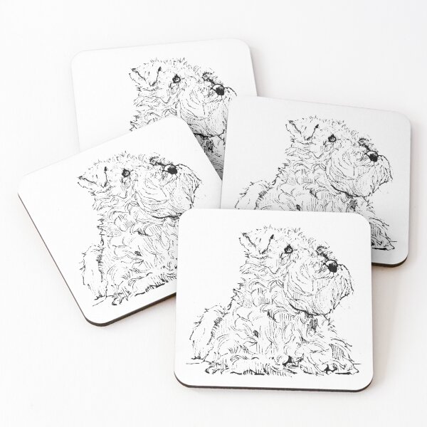 Item preview, Miniature Schnauzer Dog Drawing | Schnauzer Dog Lover Gift | Cute Dog Line Art Print designed and sold by ArtofDogsbySeb.