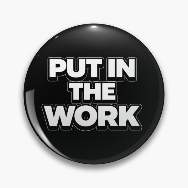 Item preview, Put In The Work Motivation Shirt designed and sold by Papier Atelier Art.