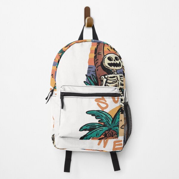 Item preview, Suns Out Bones Out Funny Skeleton Beach Summer Vacation Retro Sunset designed and sold by Region.