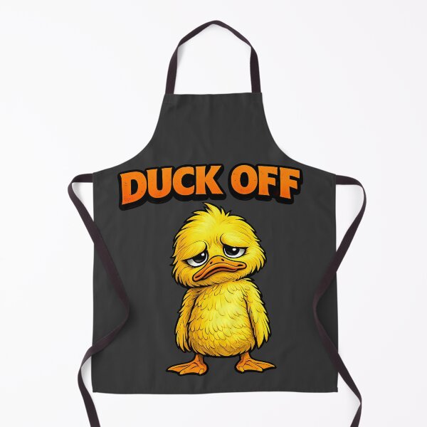 Item preview, Duck Off Funny Sad Angry Duck Cartoon – Relatable Rude Meme Design designed and sold by AuraloomAtelier.