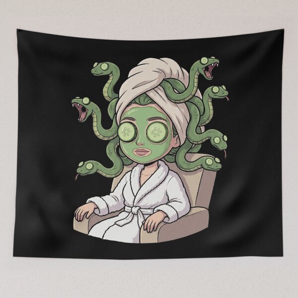 Item preview, Medusa Spa Day - Funny Greek Mythology Self Care designed and sold by MythoWorldddd.
