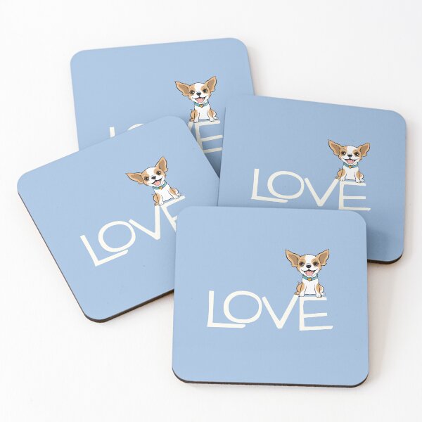Item preview, Simply Love Chihuahua Cute Dog Typography Design designed and sold by Teacuppupdesign.