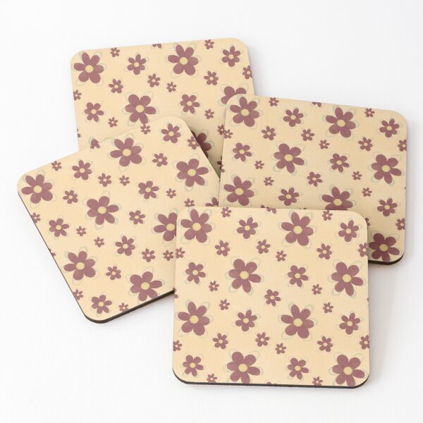 Item preview, Retro Flower Pattern | Warm Aesthetic designed and sold by puregaja.