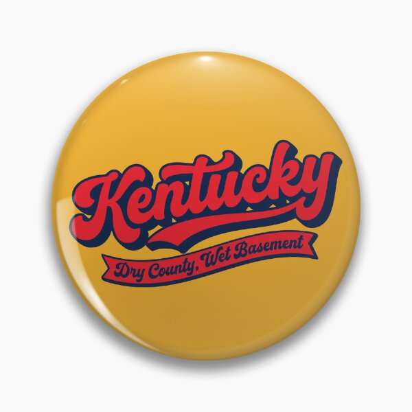 Item preview, Kentucky Retro Slogan Dry County Wet Basement Vintage Script Gift designed and sold by Cozy-Old-Pub.