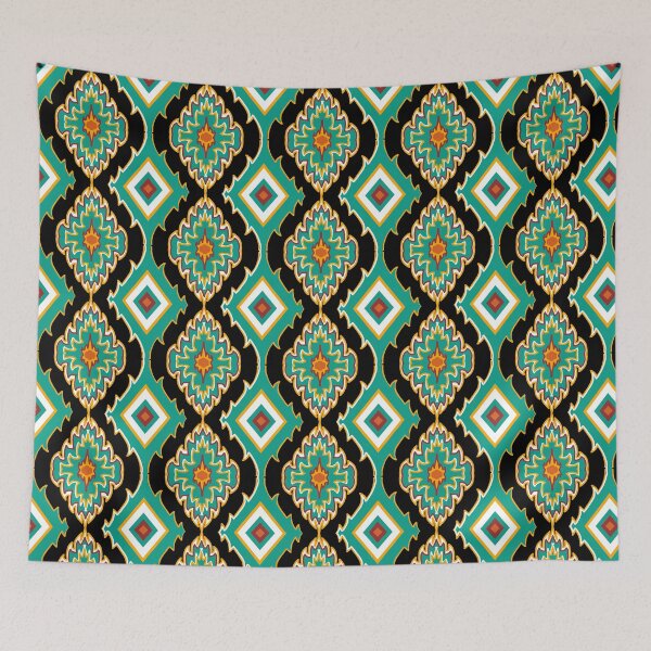 Item preview,  A Thai ethnic pattern in blue designed and sold by Sukjai@Design.