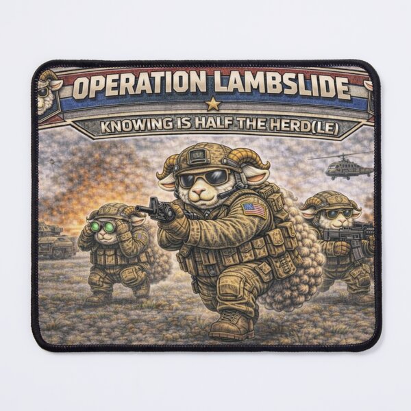 Item preview, Operation Lambslide – Sheep-I Joe Assault Mission Parody designed and sold by Thpoar.