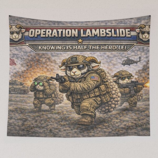 Item preview, Operation Lambslide – Sheep-I Joe Assault Mission Parody designed and sold by Thpoar.