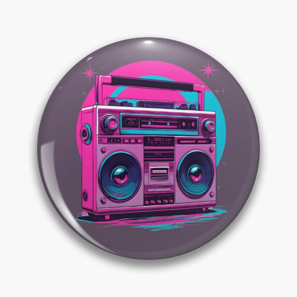 Item preview, Neon Retro 80s – Design 06 Retro 80s Neon Boombox designed and sold by NK-Studios .