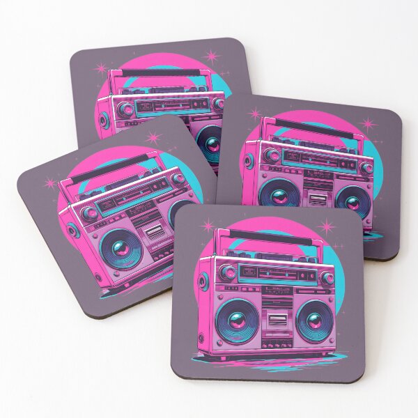 Item preview, Neon Retro 80s – Design 06 Retro 80s Neon Boombox designed and sold by NK-Studios .