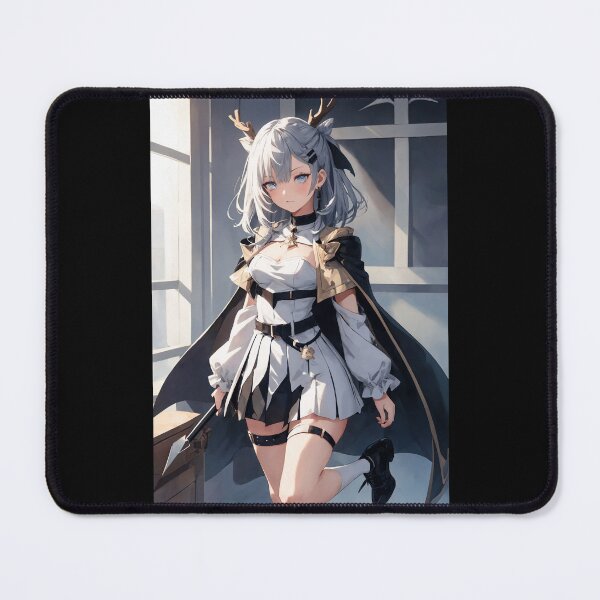 Item preview, Vestia Zeta Hololive Fan Art - Mysterious Silver Hair Agent Anime Poster designed and sold by iloveanimechibi.