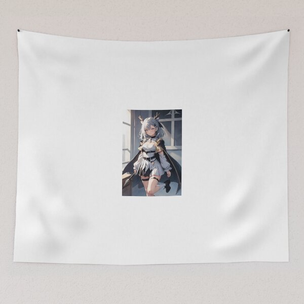 Item preview, Vestia Zeta Hololive Fan Art - Mysterious Silver Hair Agent Anime Poster designed and sold by iloveanimechibi.