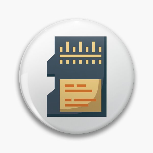 Item preview, Micro SD Memory Card - Digital Storage Sticker for Tech Enthusiasts & Photographers designed and sold by Tr Creative Design.