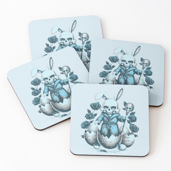 Item preview, Gothic Evil Easter Bunny Engraving Art designed and sold by Art-Arcade6.