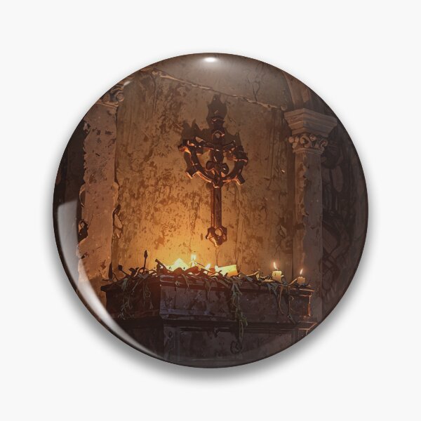 Item preview, Wolf Discovers Crimson Secret Dark Sacred Sacristy designed and sold by GeoWhimsy Studio.