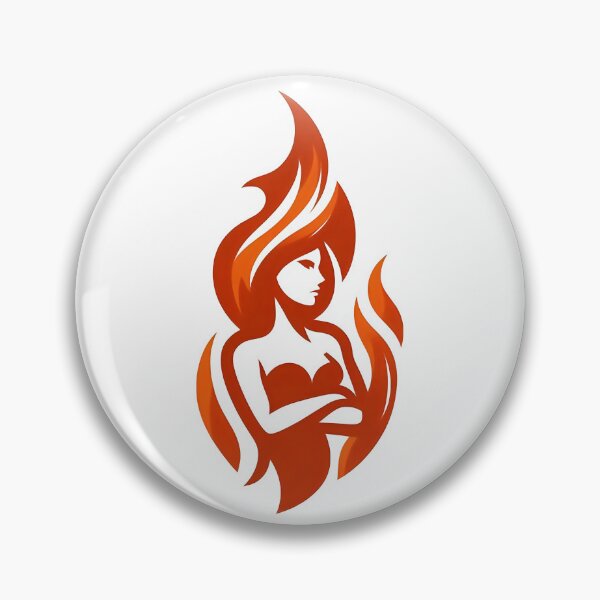 Item preview, Flame Mother Love Silhouette Abstract Fire Heart Design. designed and sold by Spark2Seduction.