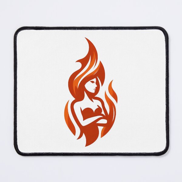 Item preview, Flame Mother Love Silhouette Abstract Fire Heart Design. designed and sold by Spark2Seduction.
