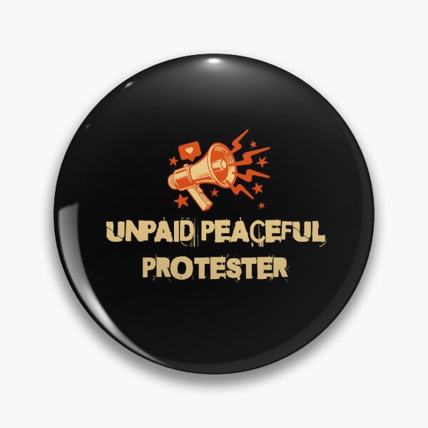 Item preview, Unpaid peaceful Protester Shirts Funny No King Protest Saying designed and sold by stylboutique.