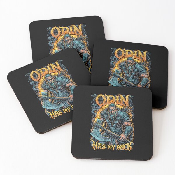 Item preview, Odin Has My Back Viking Warrior Norse Mythology Ravens designed and sold by GrandeDuc.