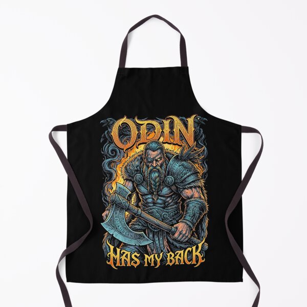 Artikelvorschau, Odin hält mir den Rücken frei Wikingerkrieger Nordische Mythologie Raben entworfen und verkauft von GrandeDuc.