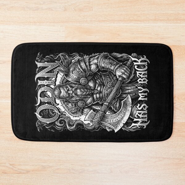 Item preview, Odin Has My Back Viking Warrior Norse Mythology Ravens designed and sold by GrandeDuc.