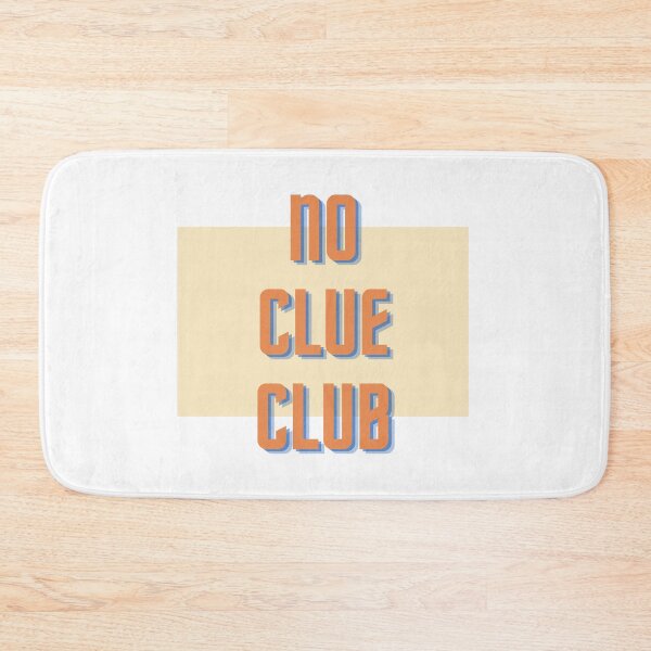 Item preview, No Clue Club - Orange style designed and sold by Clumsy People.