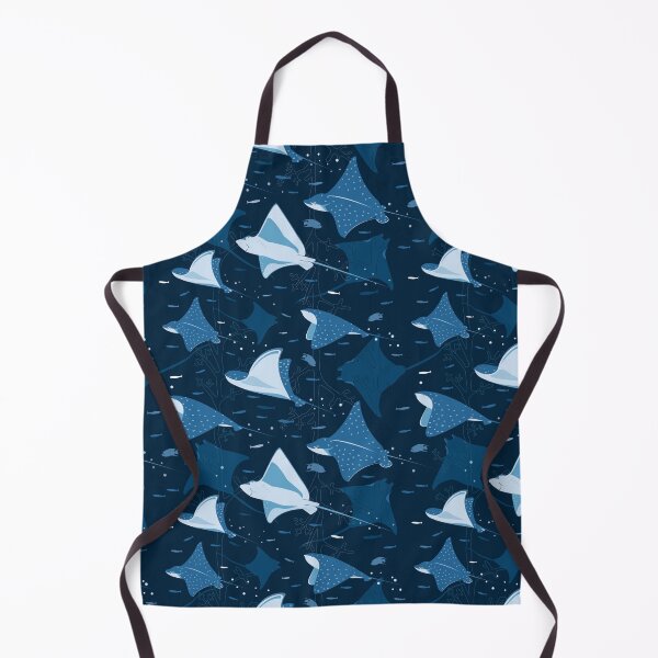 Item preview, Flying stingrays blue designed and sold by Avisnanna.