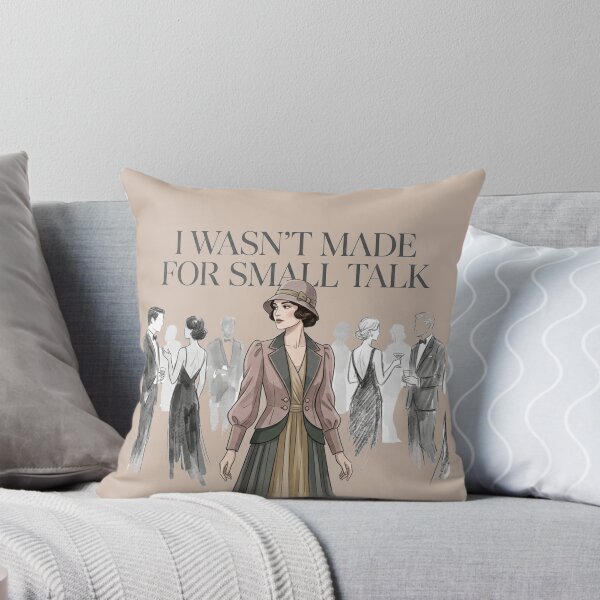 Item preview, I Wasn’t Made for Small Talk – Introvert Quote Design designed and sold by Quiet Mode Studio.
