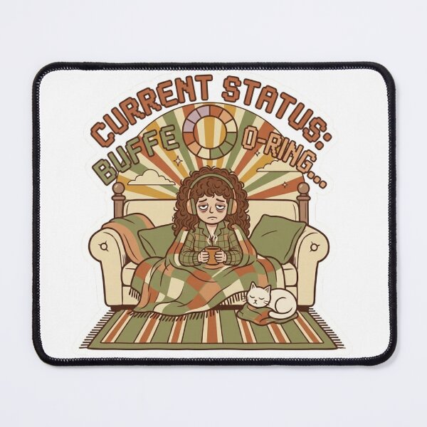Item preview, Current Status Buffering Funny Modern Exhaustion B designed and sold by Rex Vox.