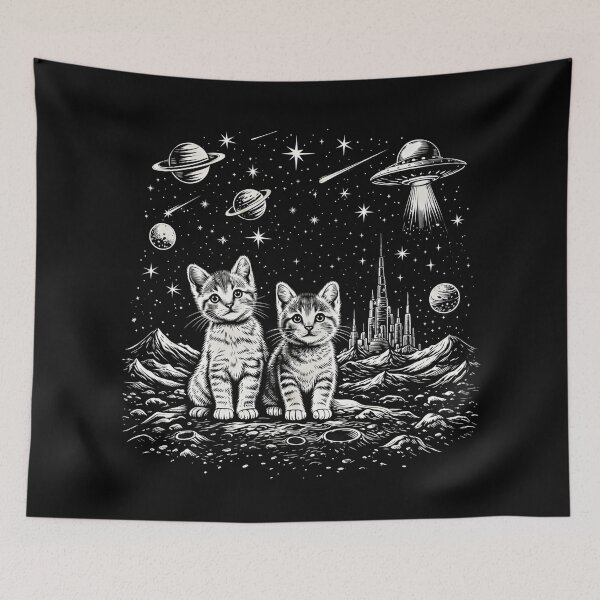 Item preview, Space Kittens Cats in Cosmos designed and sold by Blok45.