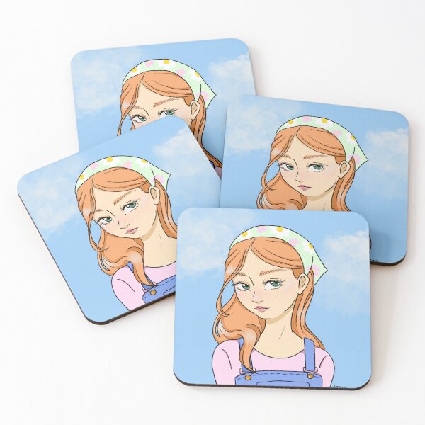 Item preview, farm girl designed and sold by bunny eating cheese.