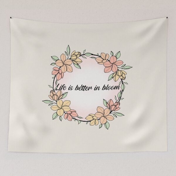 Item preview, Blooming quote circle designed and sold by Pamelarts.