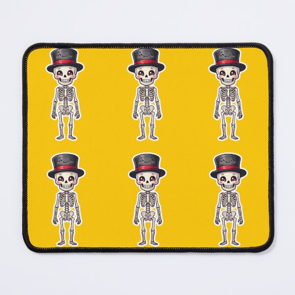 Item preview, Cute Kawaii Skeleton in Dapper Top Hat designed and sold by Pure Craft.