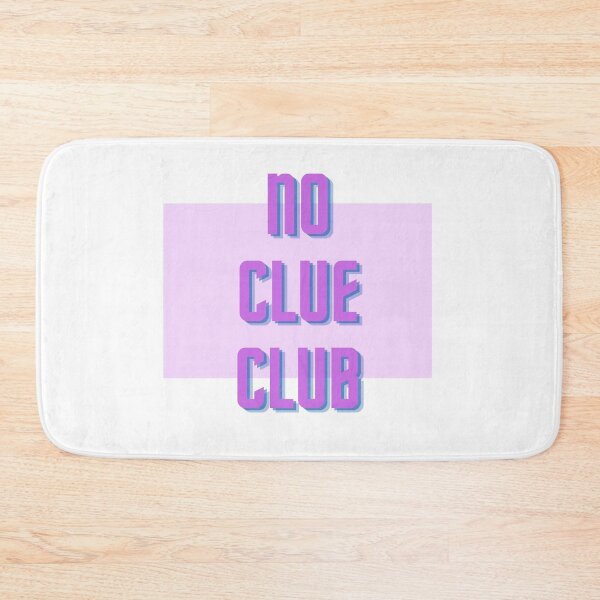 Item preview, No Clue Club - Purple style designed and sold by Clumsy People.