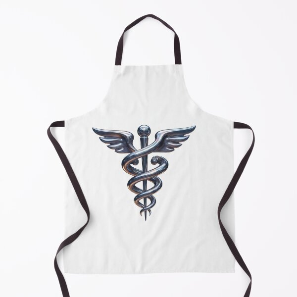 Item preview, Medical Caduceus Symbol – Modern Metallic Healthcare Design designed and sold by RTchopy.