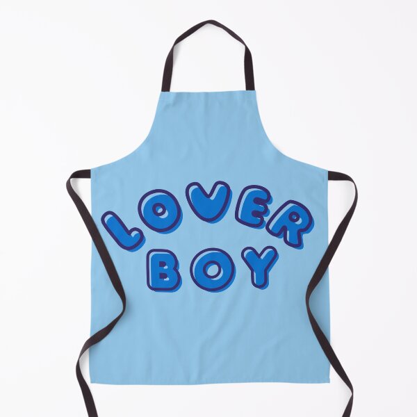 Item preview, Lover Boy Cute Typography – Soft Romantic Aesthetic Blue Text Design designed and sold by TheStephanieRome.