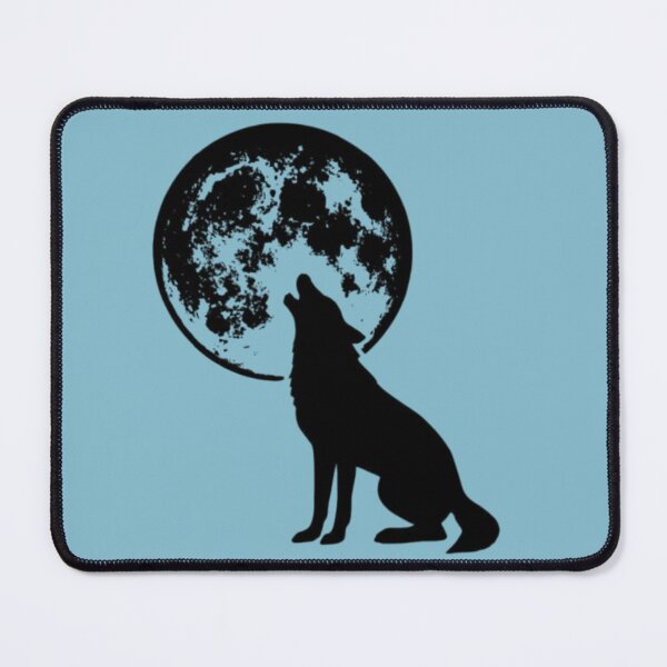 Item preview, “Fierce Wolf Howling at the Moon – Wild Nature Design” designed and sold by cute-corner0.