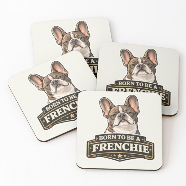 Item preview, French Bulldog Owners Club – Born To Be A Frenchie Vintage Funny French Bulldog Design designed and sold by Frenchie Fever.