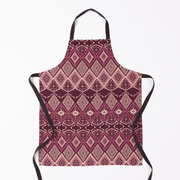 Item preview, Elegant Pink Tribal Ikat Pattern with Geometric Ethnic Motifs designed and sold by PearlAndJade.