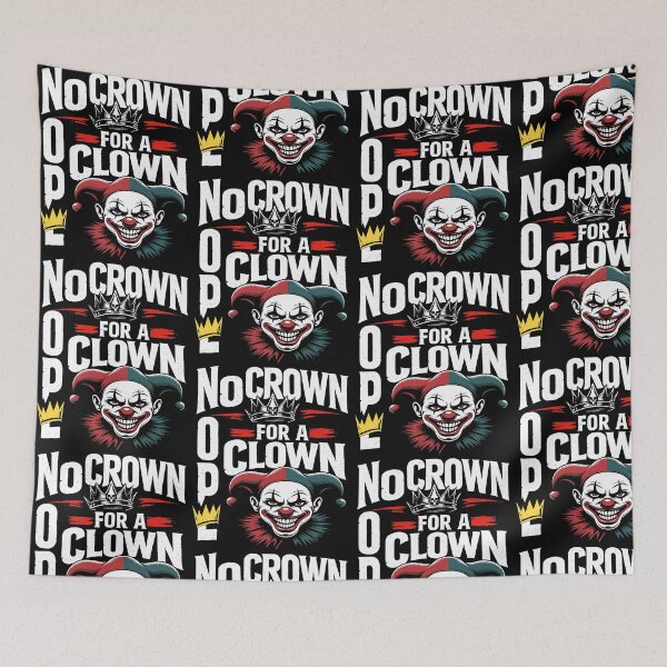 Item preview, Nope No Crown For A Clown No Kings In America Vintage Protest designed and sold by KAWKAW-DRHM.