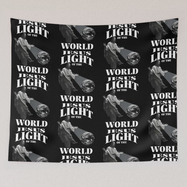 Item preview, Jesus Light Of The World John 8:12 Christian Religious Faith designed and sold by KAWKAW-DRHM.