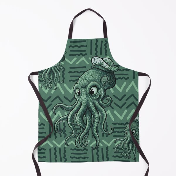 Item preview, Cthulhu with mystical motifs - Bogolan Mandala style designed and sold by Wolagno.